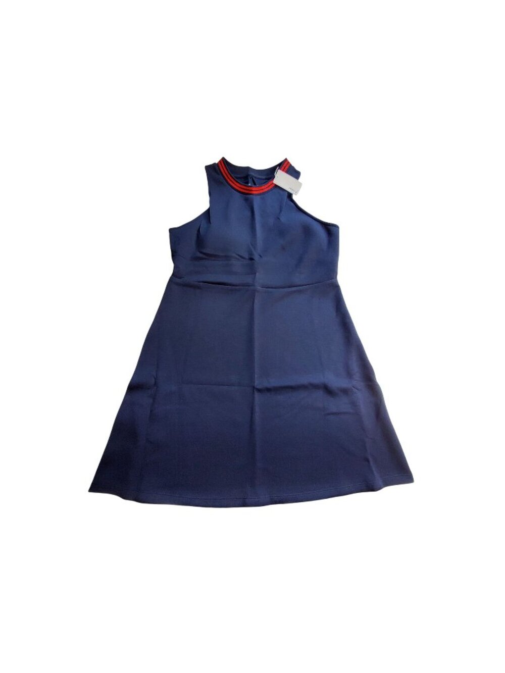 johnnie-O Womens Navy Blue Racerback Athletic Dress With Built-In Bra Size XL